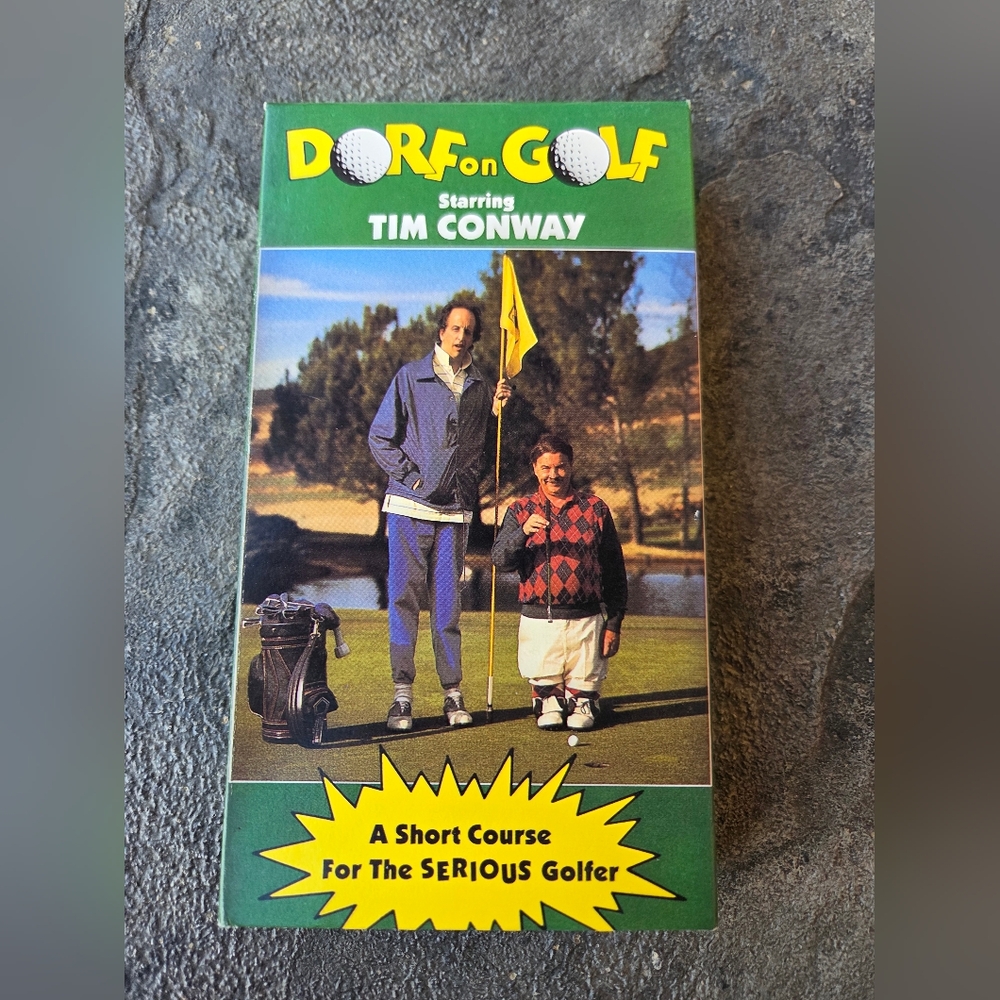 Dorf on Golf VHS - A Short Course For The SERIOUS Golfer Staring Tim Conway